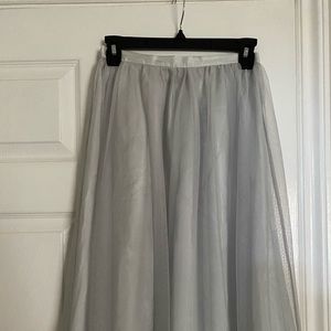 Midi tulle skirt Zara